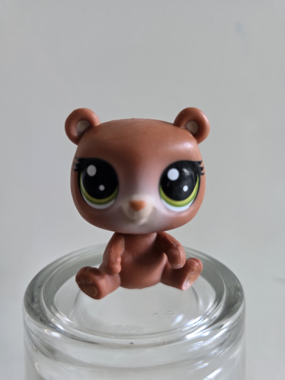 3/$22 Littlest Pet Shop #115 Bear Bearla Hill Brown Tan Bear Cubby Hill Mommy